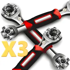 ROSH - Pack x3 Llaves 48 en 1: Máxima Funcionalidad y Ahorro