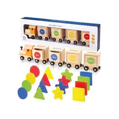 GENERICO - Tren de Juguete para Clasificar formas Colorido