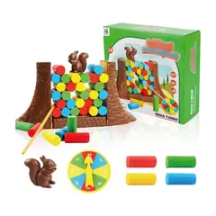 GENERICO - Juego de Mesa Torre Apilable de Ardilla Divertido