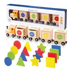 GENERICO - Tren Clasificador de formas Colorido Didáctico para Niños