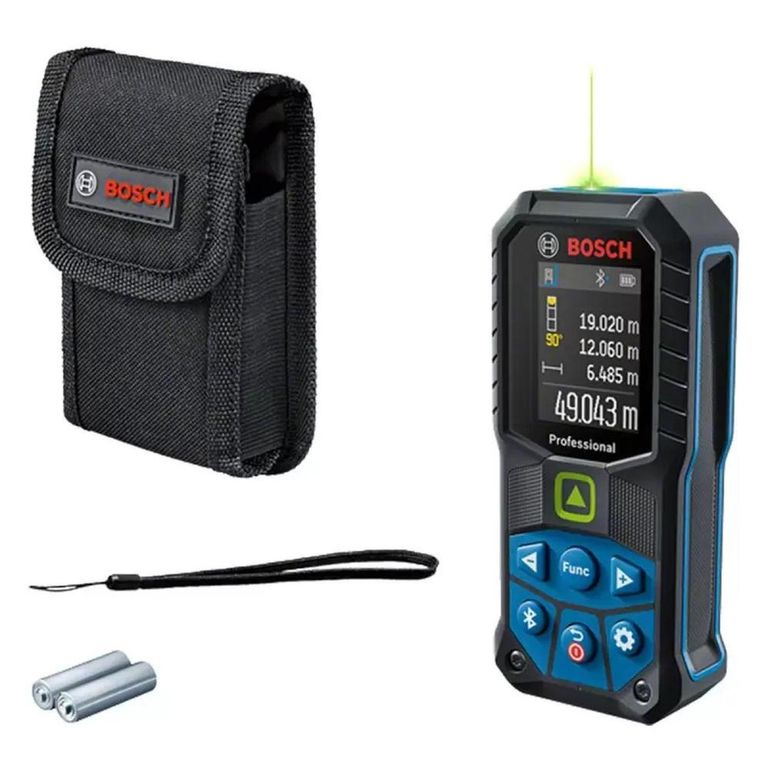 Medidor de Distancia Laser 50 mts Laser Verde GLM 50-27 CG con Bluetooth
