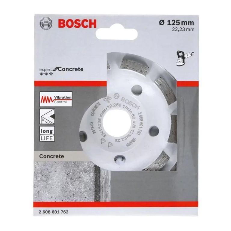 Vaso Diamantado Expert for Concrete Segmentado 125 x 22,23 mm 2608.601.762-000