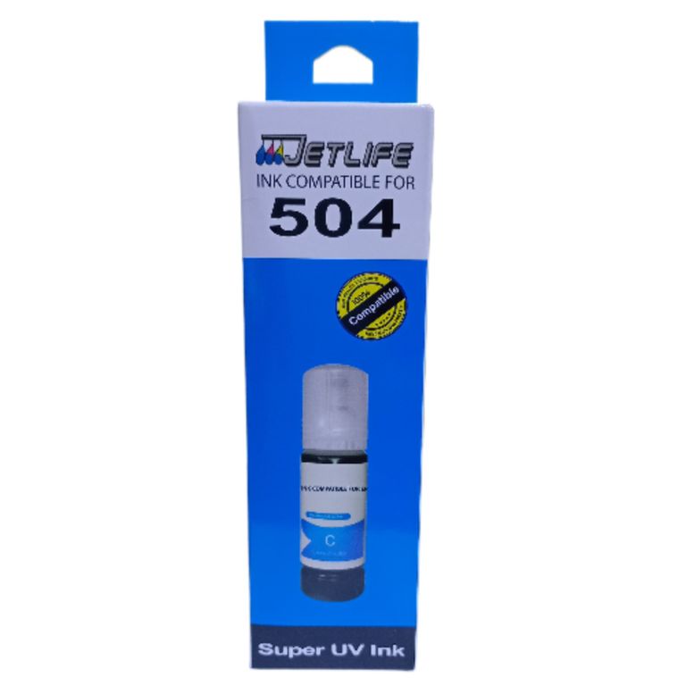 Tinta Jet Life T504 Cyan