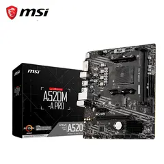 MSI - PLACA MADRE A520M-A PRO AMD SOCKET AM4 DDR4 HDMI DVI