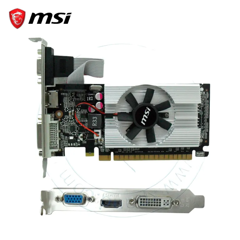 TARJETA VIDEO 1GB GT 210 DDR3 64 BITS NVIDIA GEFORCE HDMI DVI VGA