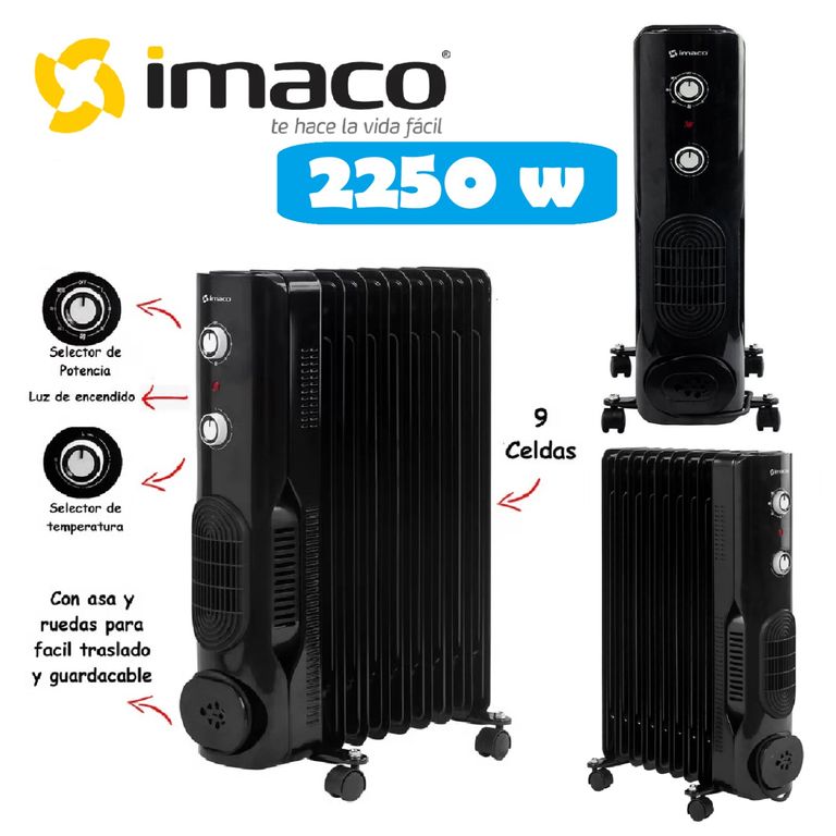 Termoradiador OFR9NK 9 Celdas 2250 Wats