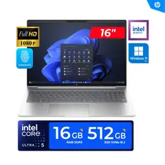 HP - LAPTOP PROBOOK 460 G11/ 16" FHD/ Core™Ultra i5-125U 16GB DDR5, 512GB SSD/ Win11 PRO EMPRESARIAL