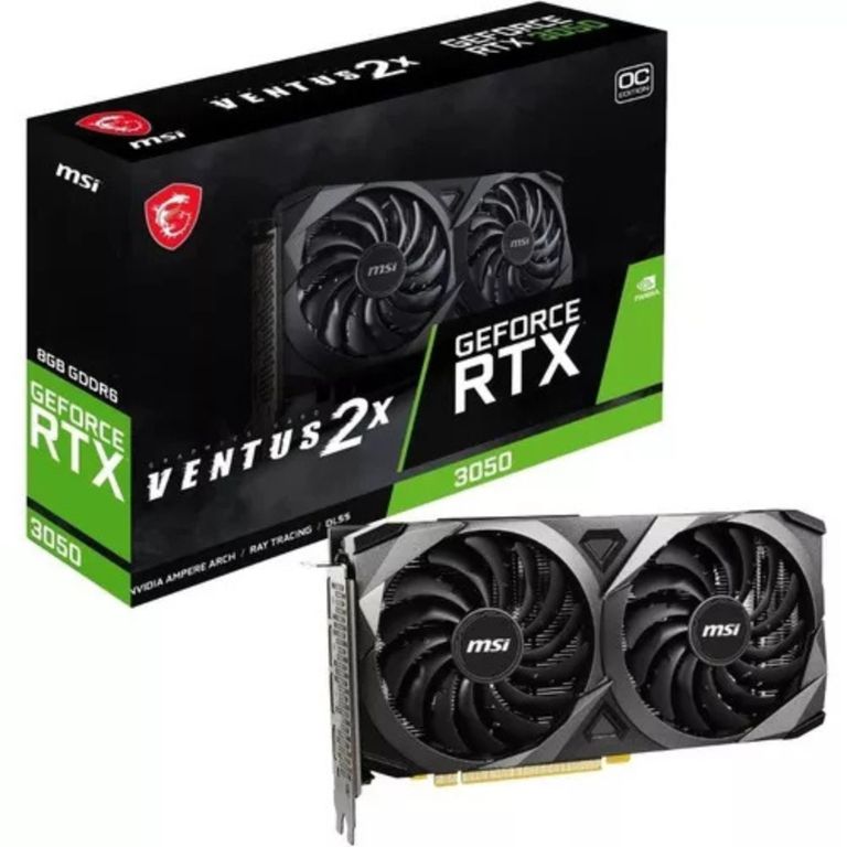 TARJETA DE VIDEO 6GB GDDR6 P/N: RTX 3050 VENTUS 2X 6G OC