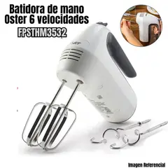 OSTER - Batidora de Mano con 6 velocidades + Función Turbo - FPSTHM3532