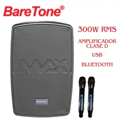 BARETONE - Parlante Portátil de Alto Rendimiento MAX10NB 300W Clase D