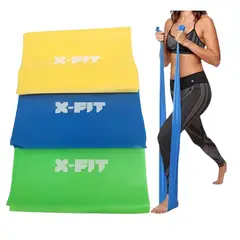 XFIT - Bandas Elásticas de Resistencia Abiertas Pack x 3