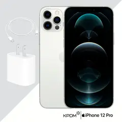 Celular iPhone 12 Pro Plateado 128GB - Seminuevo - Grado A+