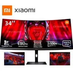 XIAOMI - Monitor Curvo 34 G34WQi WQHD 180Hz HDMI DP