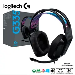 LOGITECH - Audífono con micrófono Gamer G335 - negro