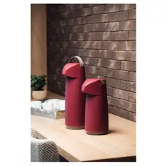 TRAMONTINA - TERMO CON SIFÓN 1LT ROJO