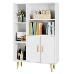 DIBA MUEBLES - Librero 2 Puertas Okawa -