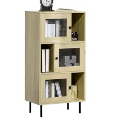 DIBA MUEBLES - Librero 3 Puertas Ronny -