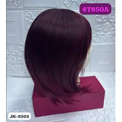 GENERICO - Peluca corta con ondas semi natural