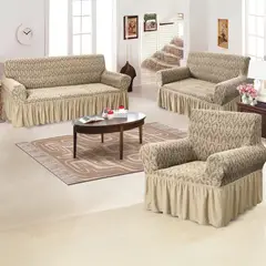 SALA FABULOSA - Funda de mueble 3-2-1 alto relieve diamante - Maíz