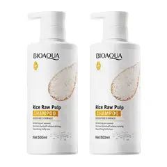 BIOAQUA - 2 SHAMPOO HAIR MASK DE ARROZ 500ML -