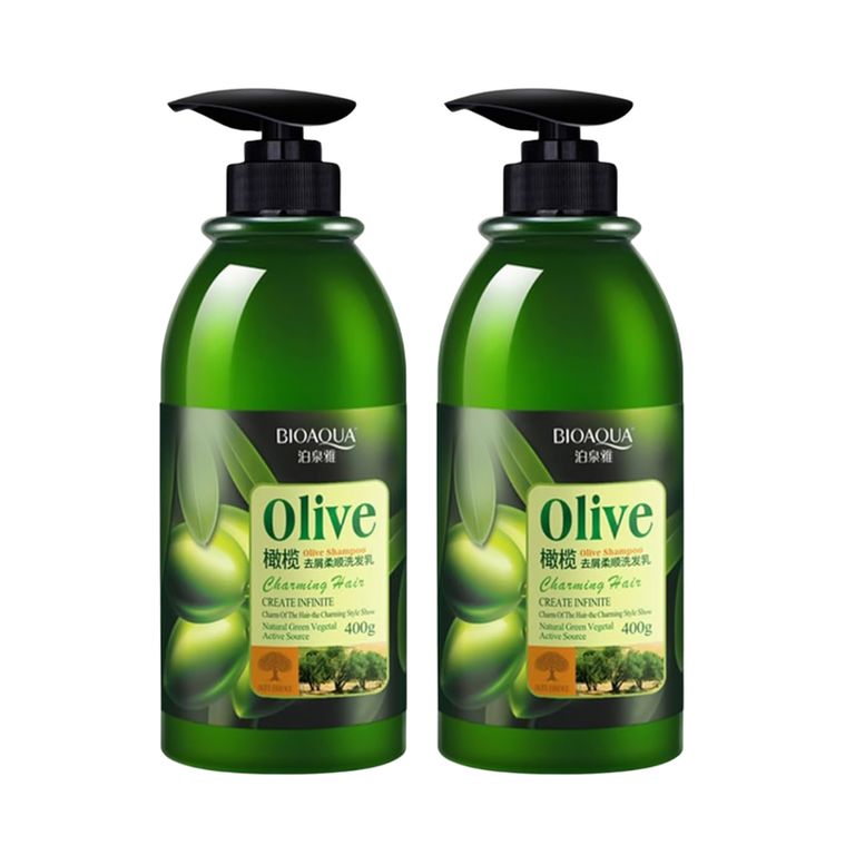 SHAMPOO DE OLIVO 400ML - + SHAMPOO DE OLIVO 400ML -