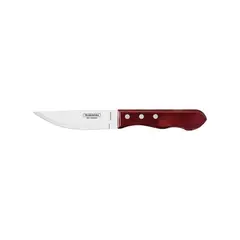 TRAMONTINA - CUCHILLO PARA ASADO JUMBO 5 PULGADAS POLYWOOD ROJO