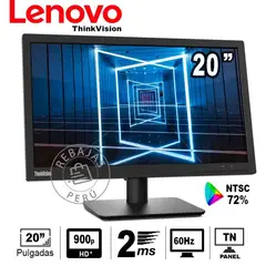 LENOVO - Monitor ThinkVision E20-30 20 HD+ TN 60Hz HDMI VGA