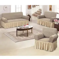 SALA FABULOSA - Funda de mueble 3-2-1 alto relieve Royal - Beige