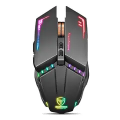 MICRONICS - Mouse Gamer RANGER RX MIC M822RX USB-C Wifi 7LEDS 7B 4800DPI