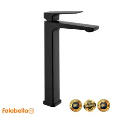 XM - Llave de agua fría para bañoL3035A01 Acero Inoxidable Negro Mate