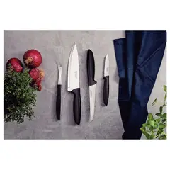 TRAMONTINA - JUEGO DE CUCHILLOS PLENUS NEGRO DE 4 PIEZAS