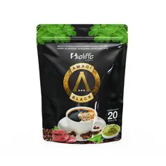 GENERICO - CAFÉ AMAGI BLACK MORINGA - GANODERMA - SPIRULINA