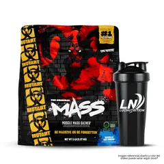 MUTANT - Mass 5 LB Mass Gainer - Vanilla Ice Cream + Shaker