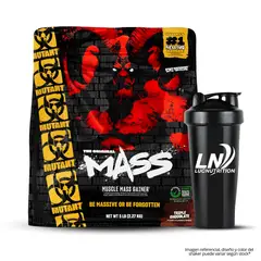 MUTANT - Mass 5 LB Mass Gainer - Triple Chocolate + Shaker