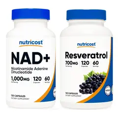 NUTRICOST - Nad y Resveratrol combo 2 unidades