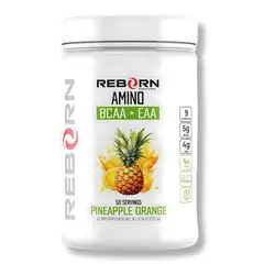 GENERICO - Eaa Reborn Amino Bcaa + Eaa 50 Servicios Pineapple Orange