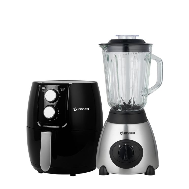 Combo freidora de aire 2.6 litros +licuadora 1.5lt