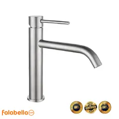 XM - Llave de agua fría para baño L304-218 Acero Inoxidable Satinado