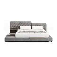 GENERICO - Cama Miller letto miller 2 Pro Barcit 18 - Quen Plz - Gris Oscuro