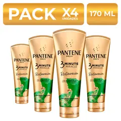 PANTENE - PackX4 Acondicionador Restauración 3MM 170ml