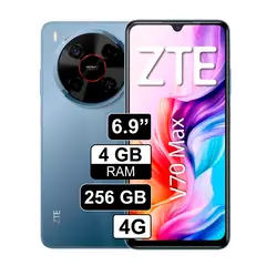 ZTE - Celular Libre V70 Max 6,9" Pulg 256GB 4GB RAM Gris