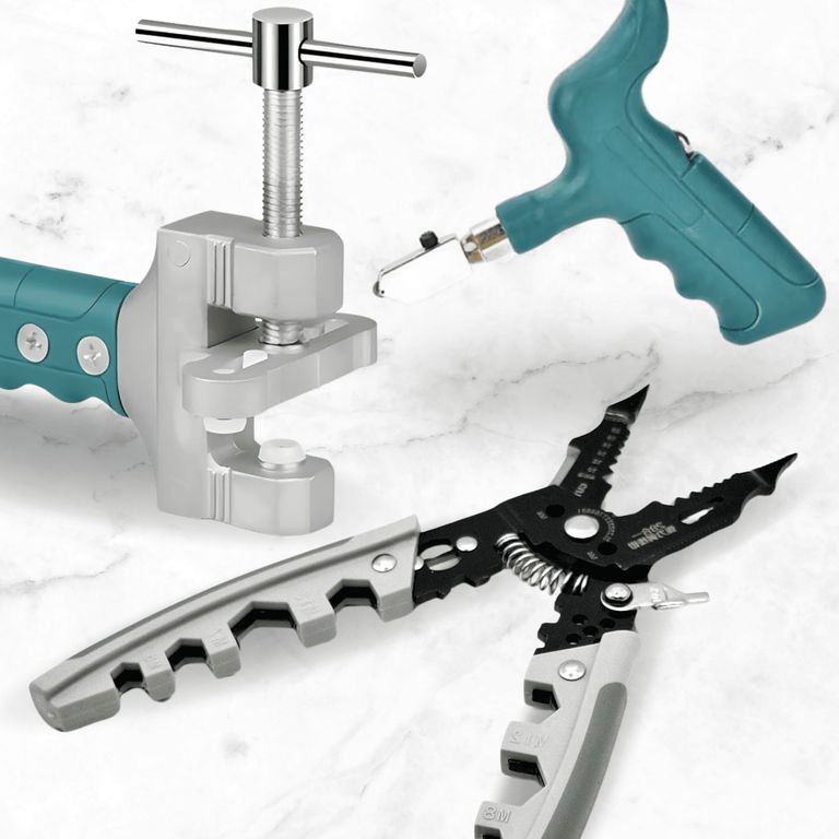 Dúo Alicate Multifuncional + Cortador de Vidrio Precisión y Potencia