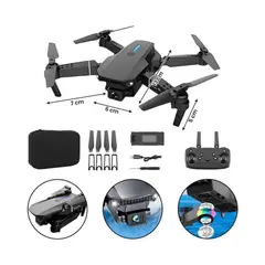 GENERICO - Drone Plegable E88 Pro 4K Cámara Dual