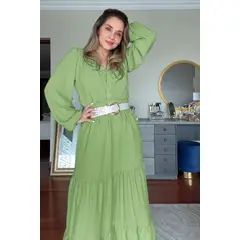 ARMA TU LOOK - VESTIDO MAYRA LARGO MANGA LARGA ESTILO BOHO