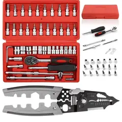 ROSH - Pack Completo Alicate Multifuncional y Set de Dados de Precisión