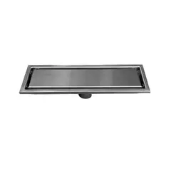 GENERICO - DESAGÜE SUMIDERO SIGNATURE LINEAL DE ACERO 304 INOXIDABLE 30X10CM