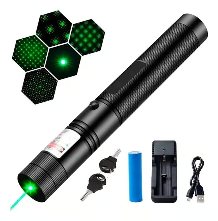 Puntero Laser Verde Potente 10000mw Batería Cargador Green