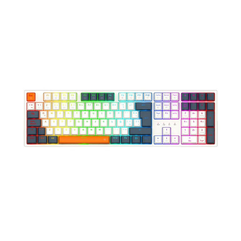 Teclado Gamer Trundle K668Wbo Rgb Spanish