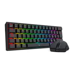REDRAGON - Combo S143 Teclado K617Rgb Fizz Sp Cableado+Mouse M724 Black