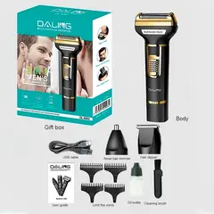 GENERICO - Cortadora Rasuradora De Pelo Y Nasal Daling 9203 Inalambrica